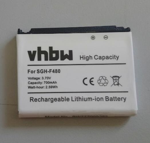 VHBW Battery For Samsung SGH-F480 TOCCO AB553446CE