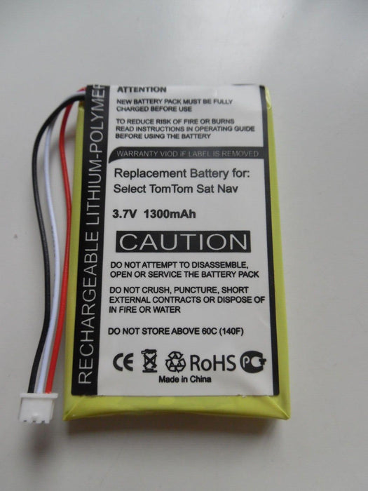 Battery for  TOMTOM Go530 1300 mAh