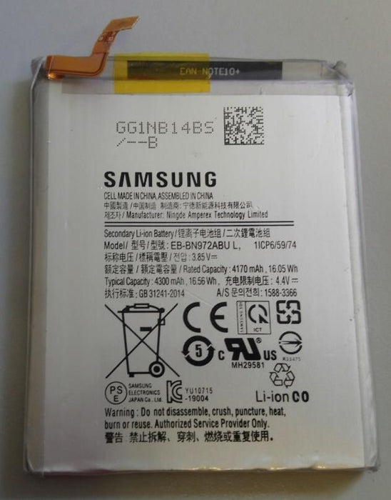 Genuine Samsung Galaxy Note 10 Plus Replacement Battery EB-BN972ABU 4170mAh