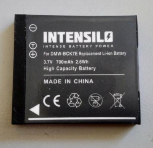 Intensilo BCK7E Lithium-Ion Battery Pack for Panasonic (3.7V, 700mAh)