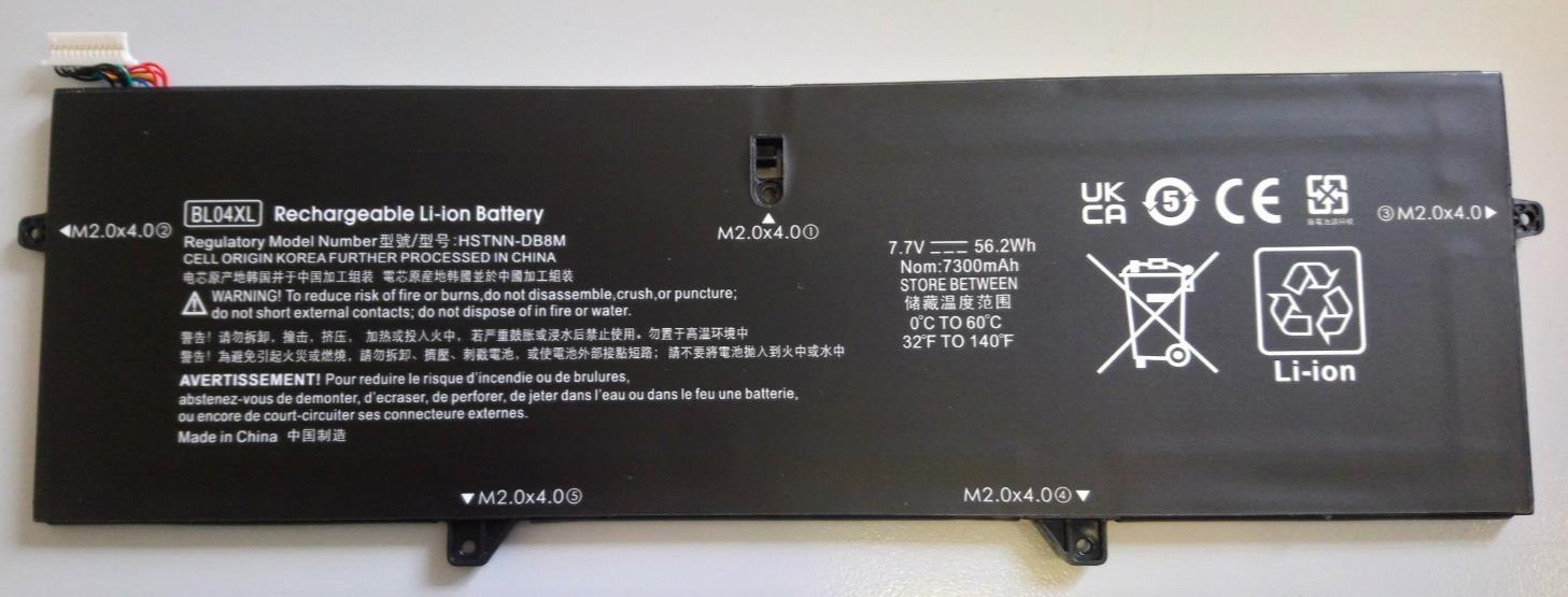 BL04XL battery for HP Elitebook X360 1040 G5 G6 HSTNN-DB8M BL04XL HSTNNUB7N