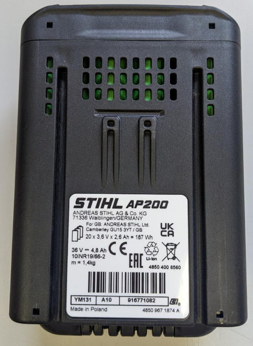 Stihl AP200 Lithium-ion 187 Wh Cordless Battery NEW