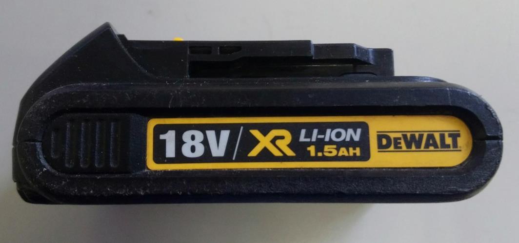 Dewalt DCB181 18V 1.5Ah XR Li-ion Battery Used