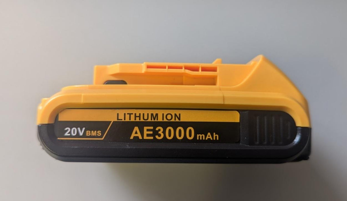 Battery for Dewalt 20v 3000mAh Li-ion XR Slide