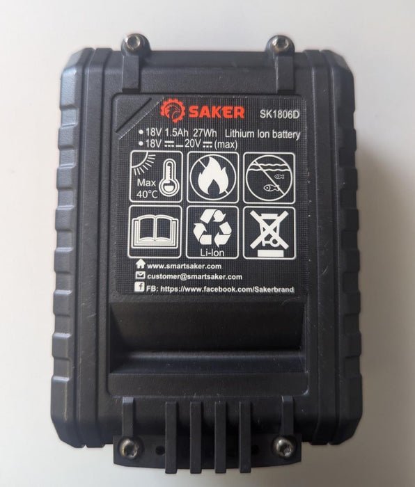 Saker Battery 18V Battery for mini chainsw