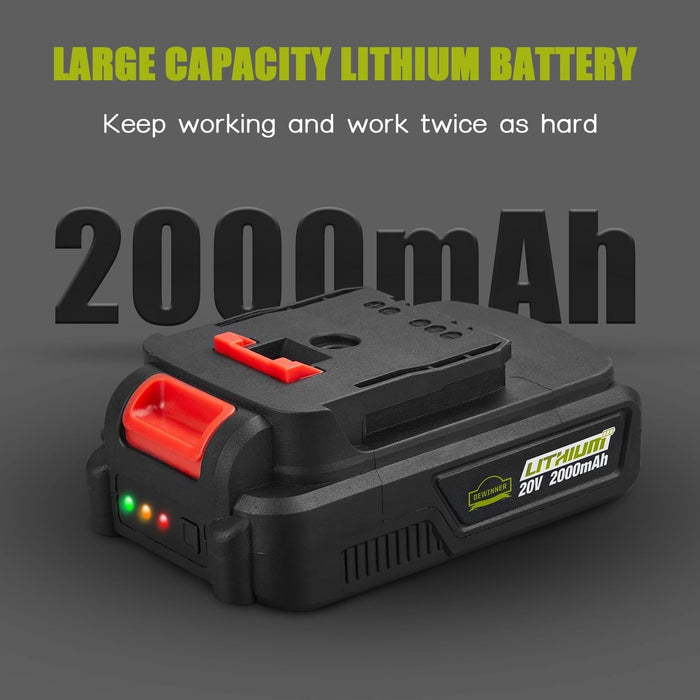 Dewinner Lithium Battery 20v 2000mAh