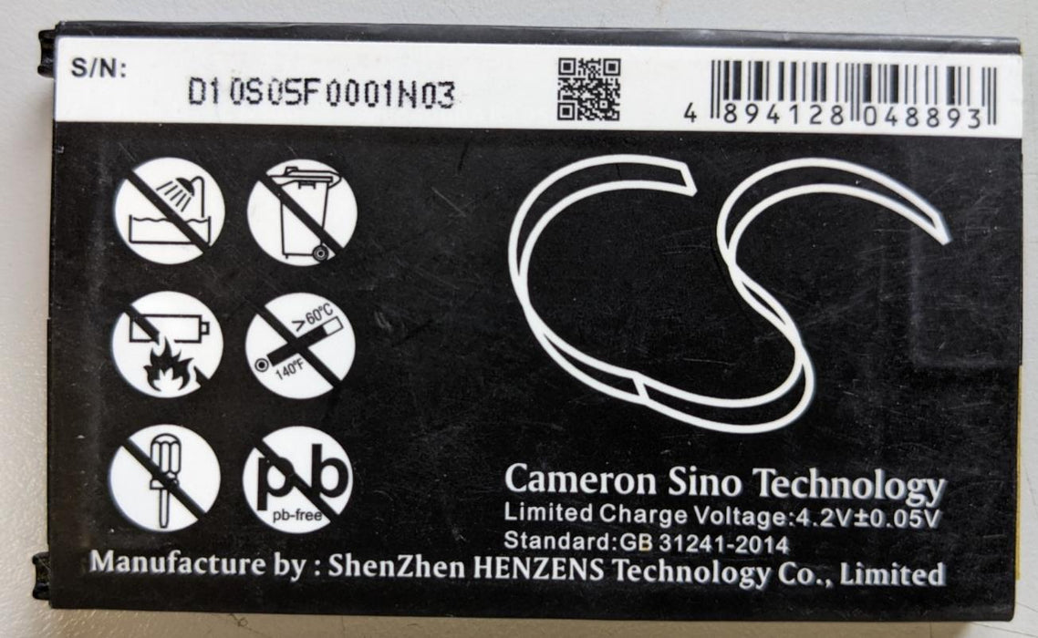 CS-DEP326SL Battery 1050mAh compatible with Doro HandlePlus 326i