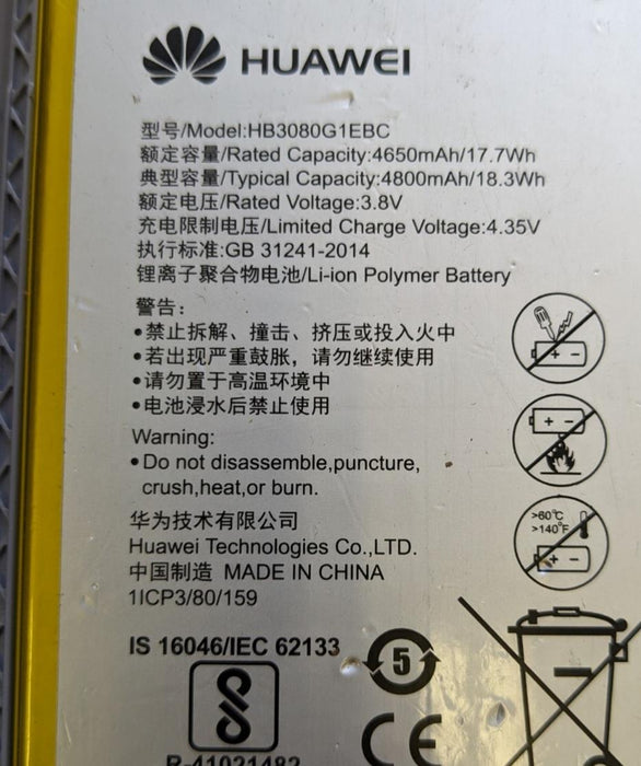 Original Huawei MediaPad T3 10" AGS-L09 + HB3080G1EBC Silber