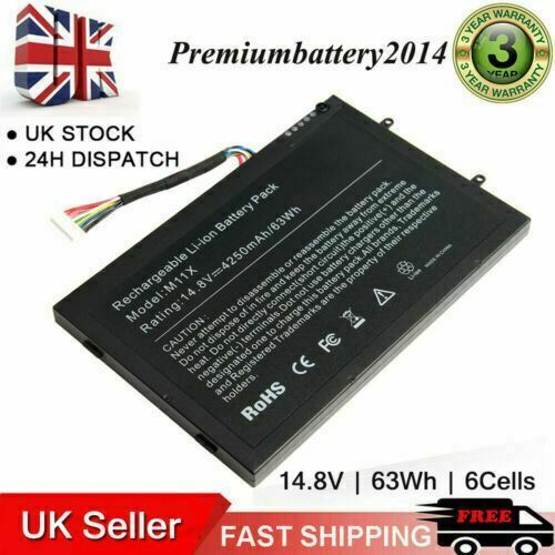 Replacement Battery For DELL Alienware M11x M14x R1 R2 R3 8P6X6 P06T PT6V8 T7YJR