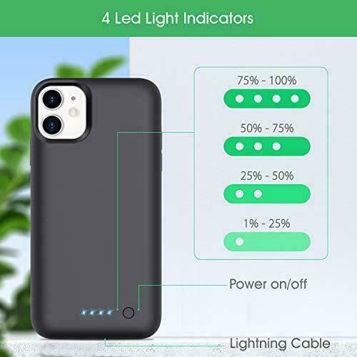 Battery Case for iPhone 11, 【6800mAh High Capacity 】 Charger Case