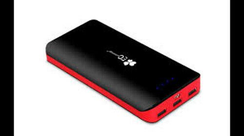 EC Technology 22400mAh Portable Charger external battery 3 USB - WHITE