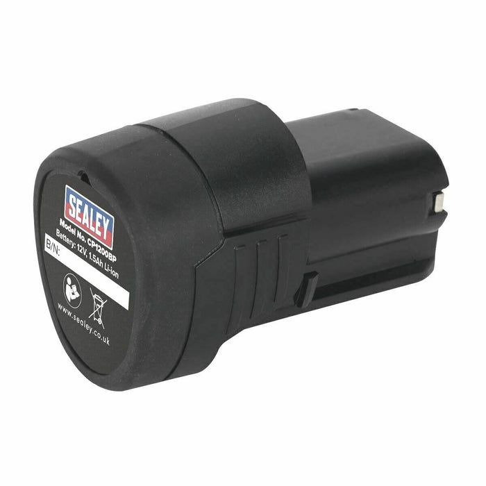Sealey Cordless Power Tool Battery 12V 1.5Ah Lithium-ion for CP1200BP Series NEW