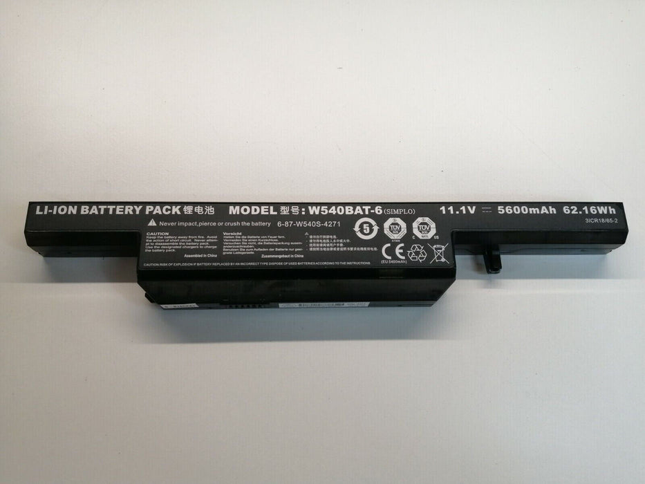 Replacement Battery 4400mAh for Clevo W550TU, W551SU1, W650KK, W540BAT-6 UK