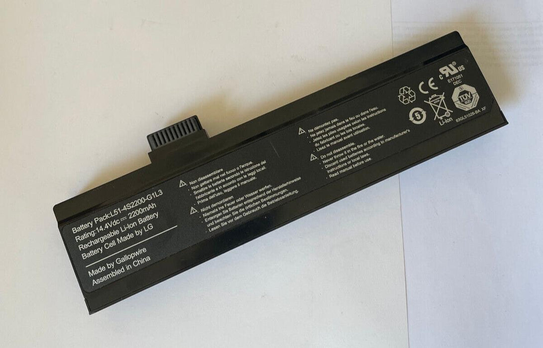 Battery for Advent 7109A/B 7113 8111, L51-4S2200-G1L3 4S2200-C1S5