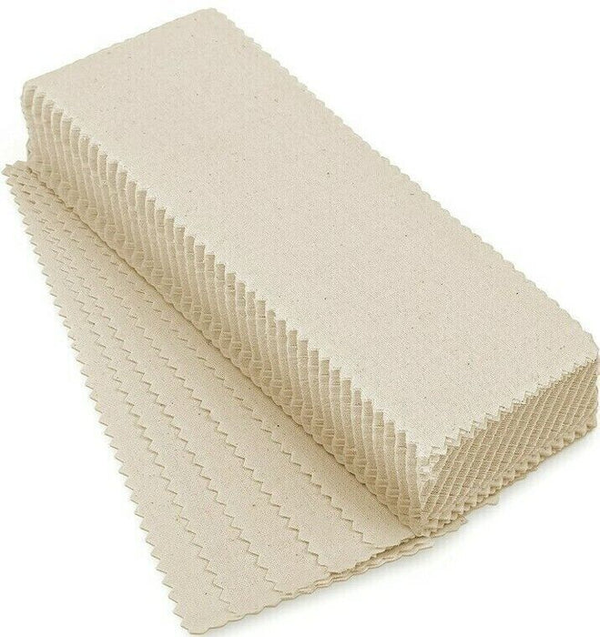 5 Pack 100 x Fabric Muslin Cotton Strips Wax Waxing Leg Body Woven