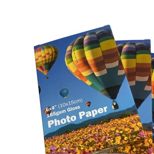 Premium 6x4" Photo Paper 185gsm, 100 sheets per pack