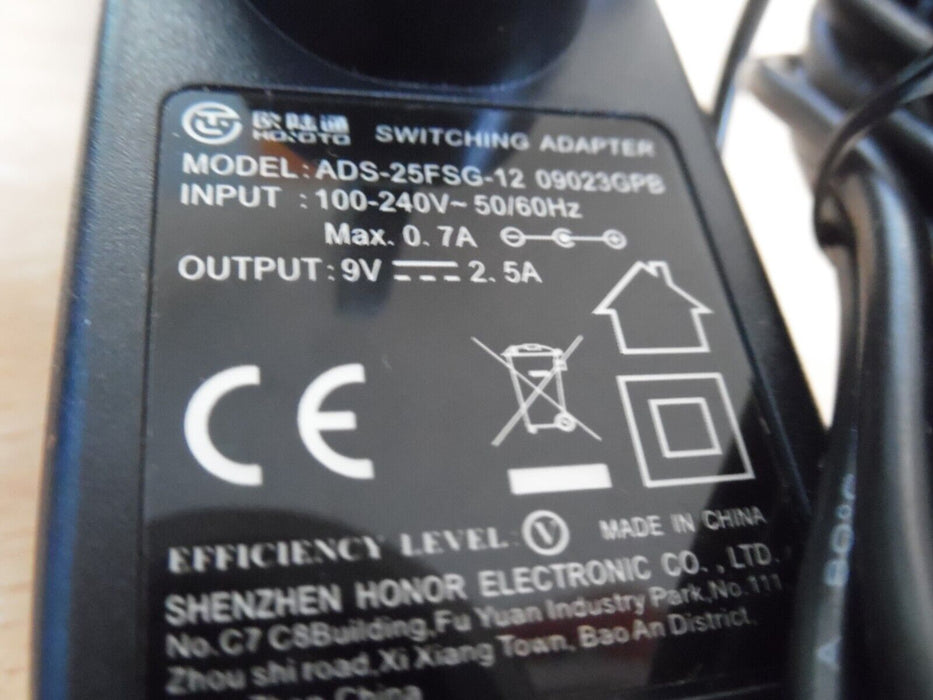 12V 2.0A ZOOM AC Adapter AD-19F ADS-25FSG-12 12024EPB Power Supply UK Plug