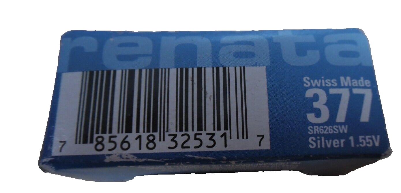 10X Renata 377 1.55v Watch Coin Cell Batteries