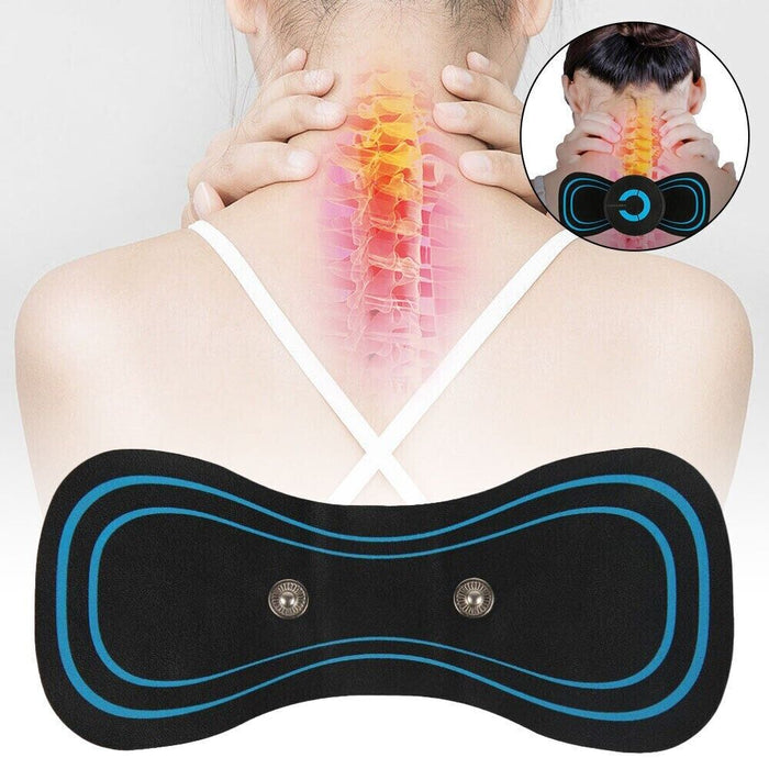 Portable Mini Electric Neck Massager Cervical Massage Back Massager Stimulator