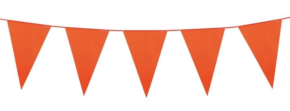 10m Colour Giant Triangular Bunting Fete Party Flag Decoration 45cm x 30cm