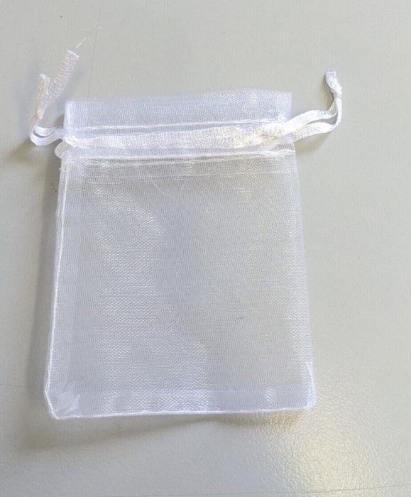 15 pack of  Organza Drawstring Bag Mini Gift Clear Jewelry Bags