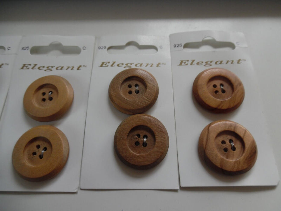 10 pcs wooden cardigan buttons by Elegant 925 C