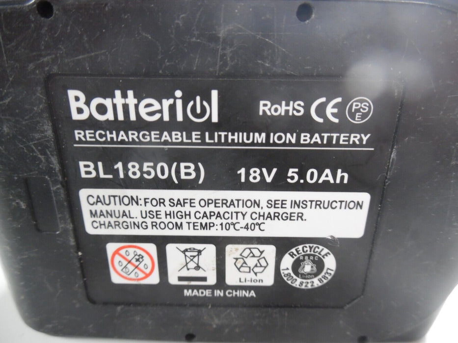 Batteriol Battery for Makita BL1850 18v 5.0Ah