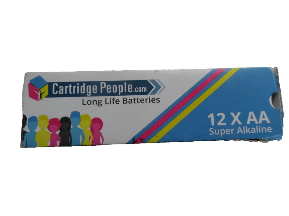 12 x AA Batteries Super Alkaline from the Cartridge People