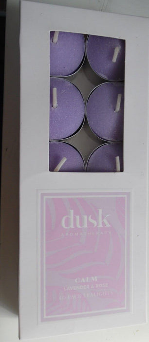 10 Pack Calm Lavender and Rose, Dusk Aromatherapy Candles