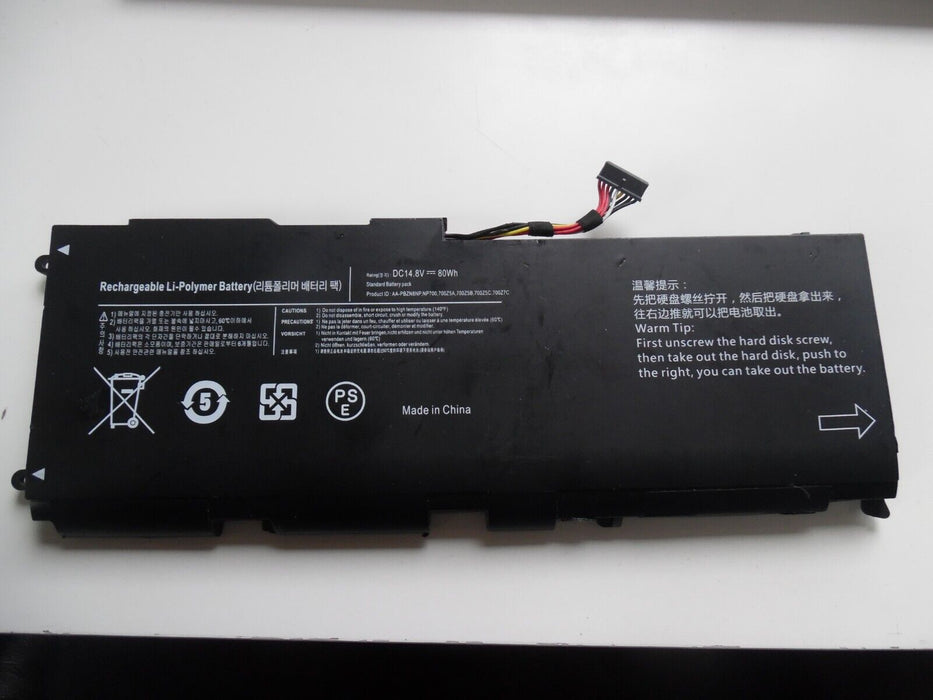 Replacement for Samsung 700Z NP700Z5A NP700Z7C NP700 14.8V Battery AA-PBZN8NP