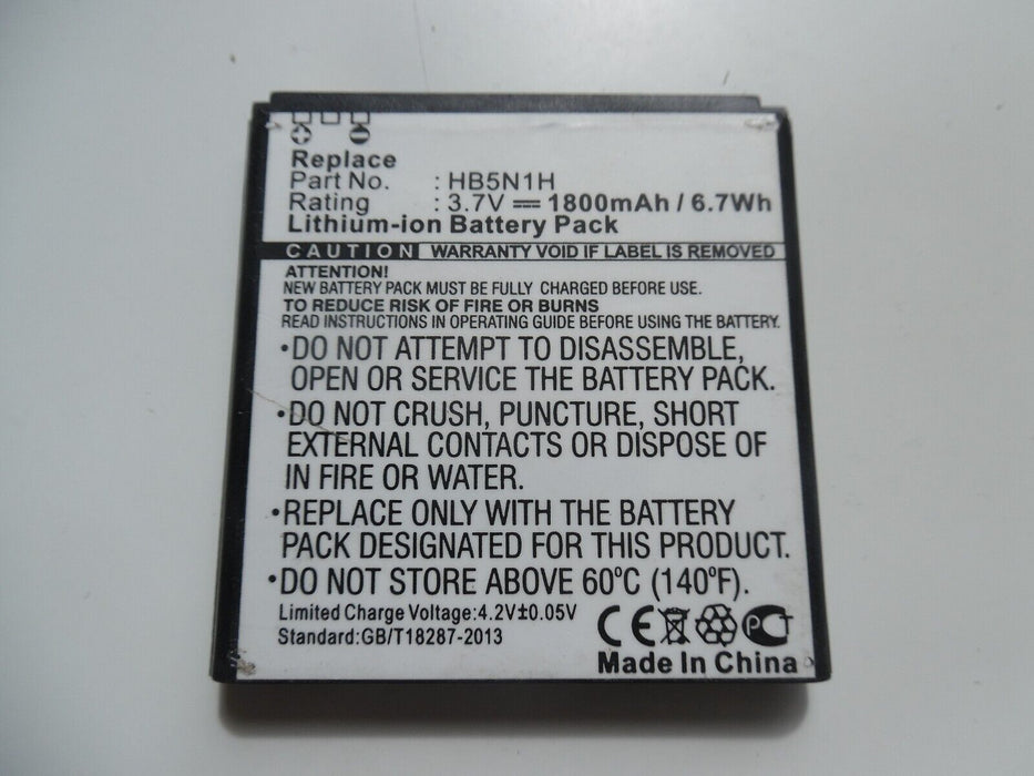 UK Battery for Huawei Ascend G300 HB5N1 HB5N1H 3.7V RoHS