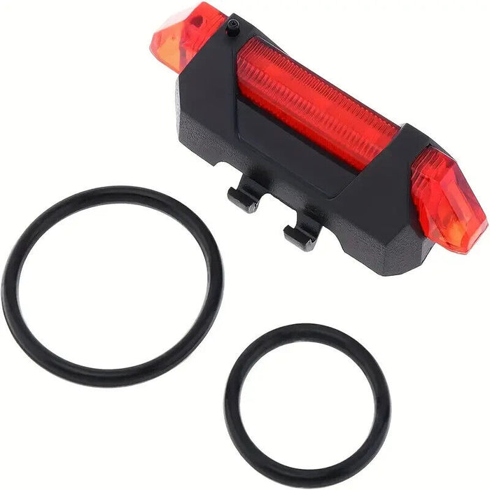 4 Modes Rear Tail Light Red 5 LED USB Rechargeable Mountain Bike Cycling Light F