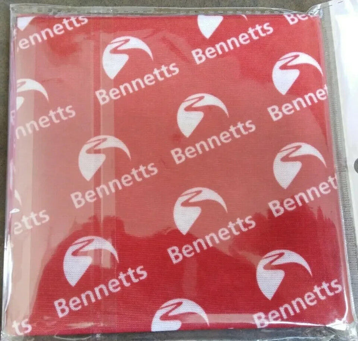 Motorcycle, Bike, Cycle. Neck Warmer tube with Bennetts Logo. 8 Ways to wear.