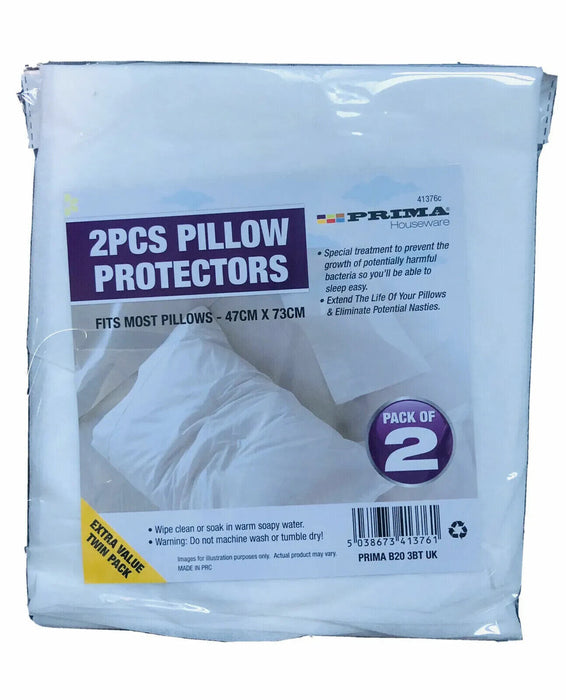 2x PILLOW PROTECTORS PILLOW COVERS