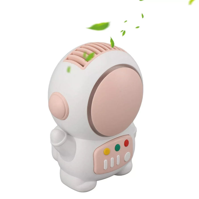 Astronaut Mini Fan Cute Mini Personal Room Heater Fan Handheld Fan