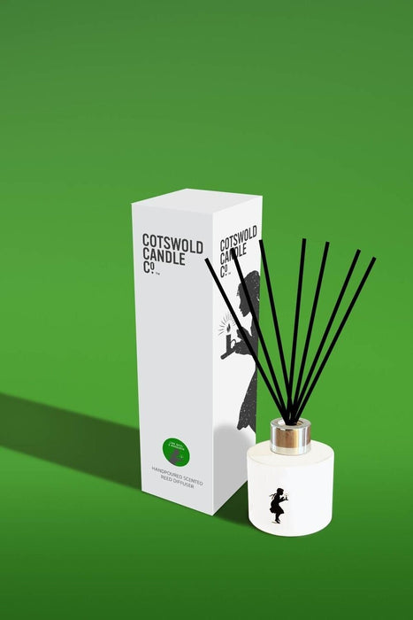 Lime Basil & Mandarin Hand Poured Reed Diffuser | Cotswold Candle