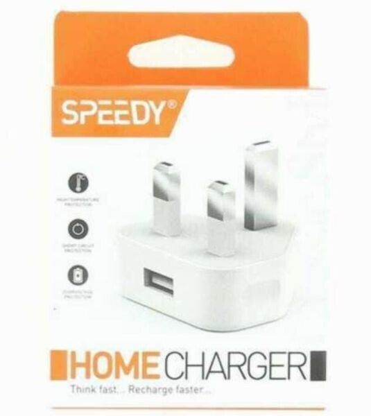 Charger Plug Speedy USB Wall Adaptor Fast Port for Apple iPhone Samsung PHONES