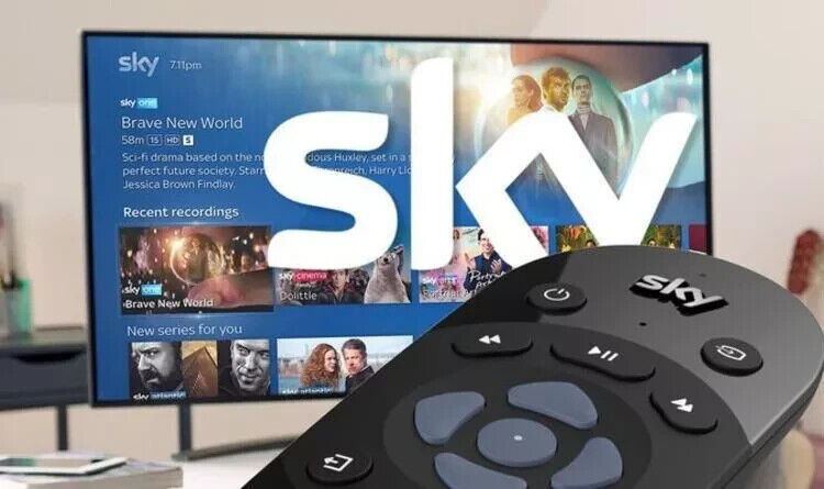 Genuine Sky Q EC201/EC202 with Bluetooth Non-Voice TV Remote Control