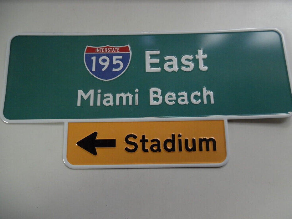 east miami beach mancave sign 9" x 4.5"