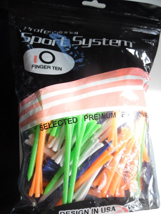 professional sport system golf tees finger 10 multicoloured