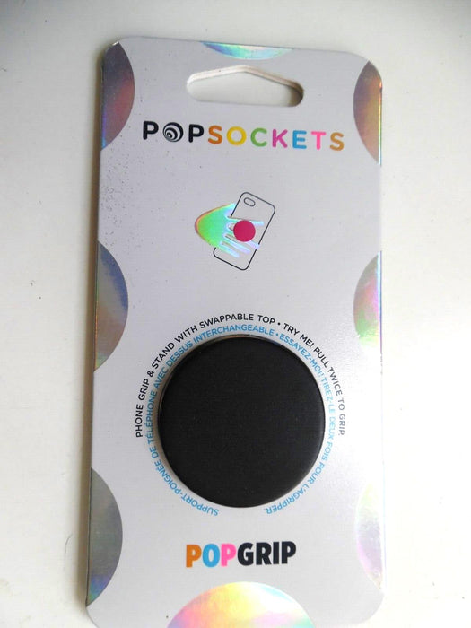 pop socket pop grip black