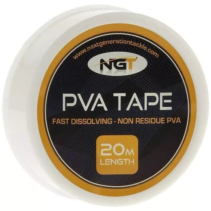 NGT PVA Tape 20m Fast Dissolving Carp Fishing PVA  carp coarse fishing 3 pack