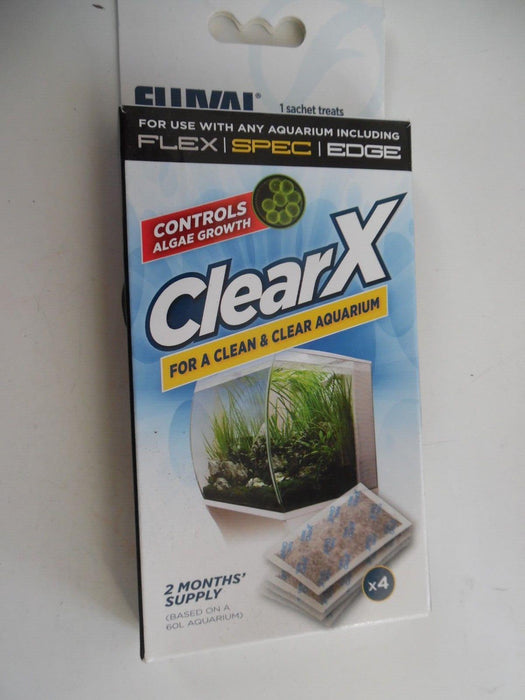 Fluval Clear X Filter Media Insert Controls Aquarium Algae Growth 3+1 Pack Tank