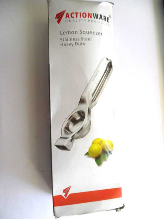 Actionware Stainless Steel Lemon Squeezer heavy duty stainless