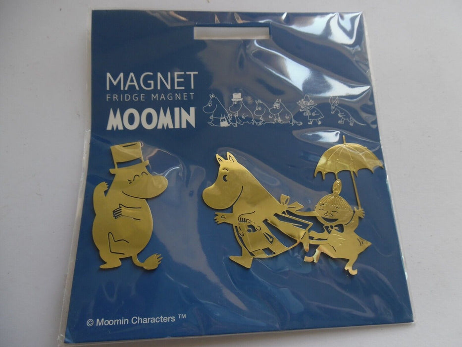 3 Pack of Moomin Character Fridge Magnets