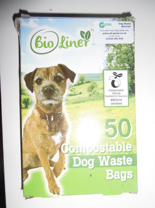 bio liner 50 compostable dog waste bags