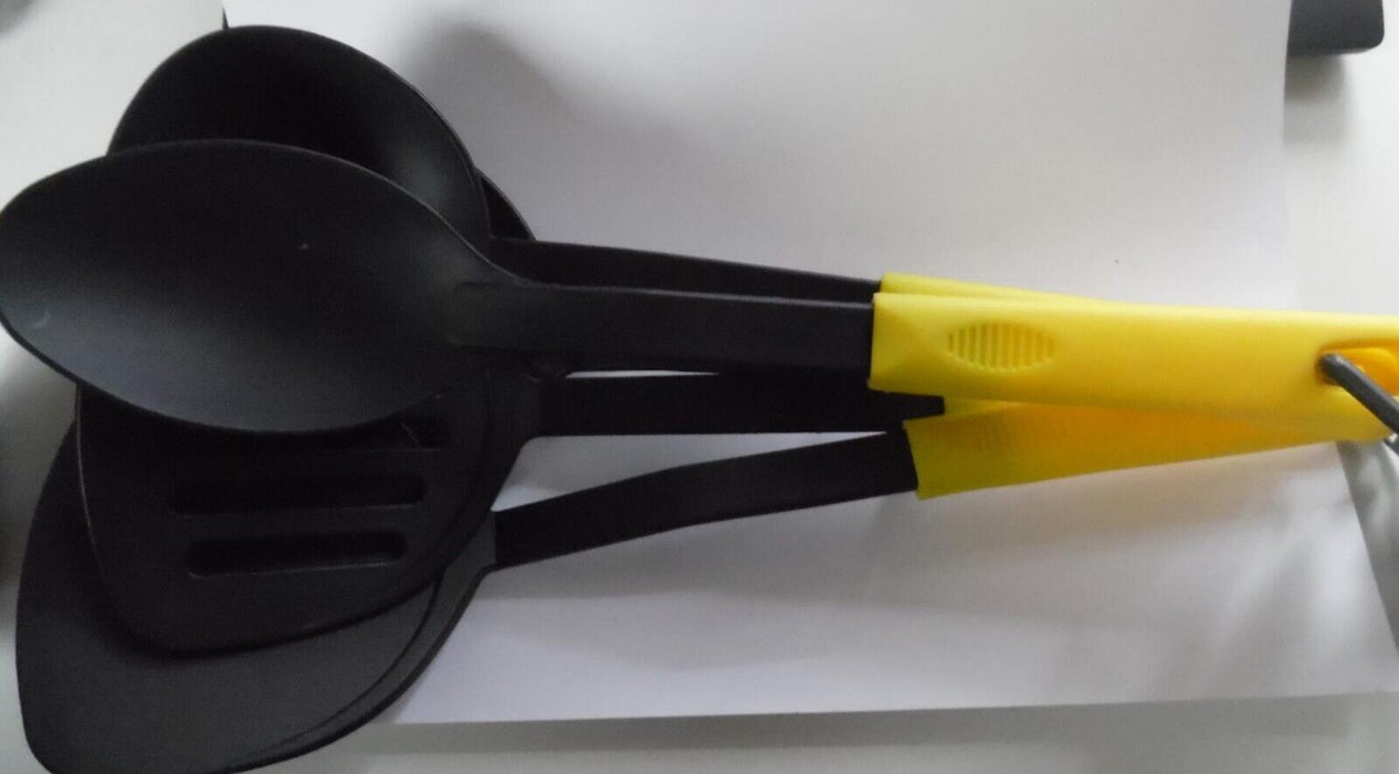 5PC NYLON KITCHEN TOOL SET YELLOW