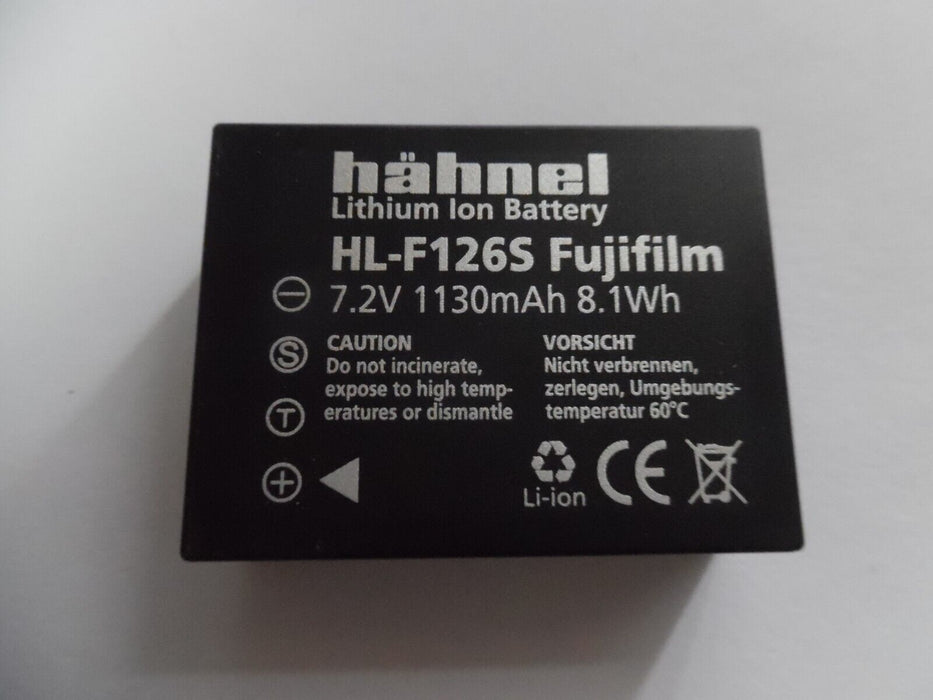 hahne f126s battery for fujifilm w126s