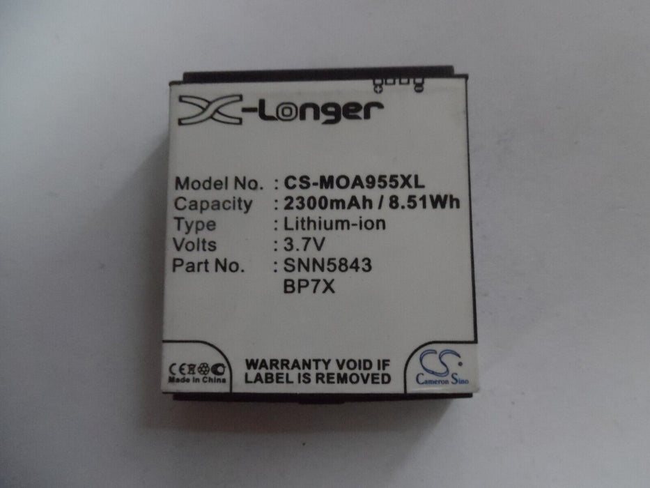 Replacement Battery for Motorola Droid 2300mAh