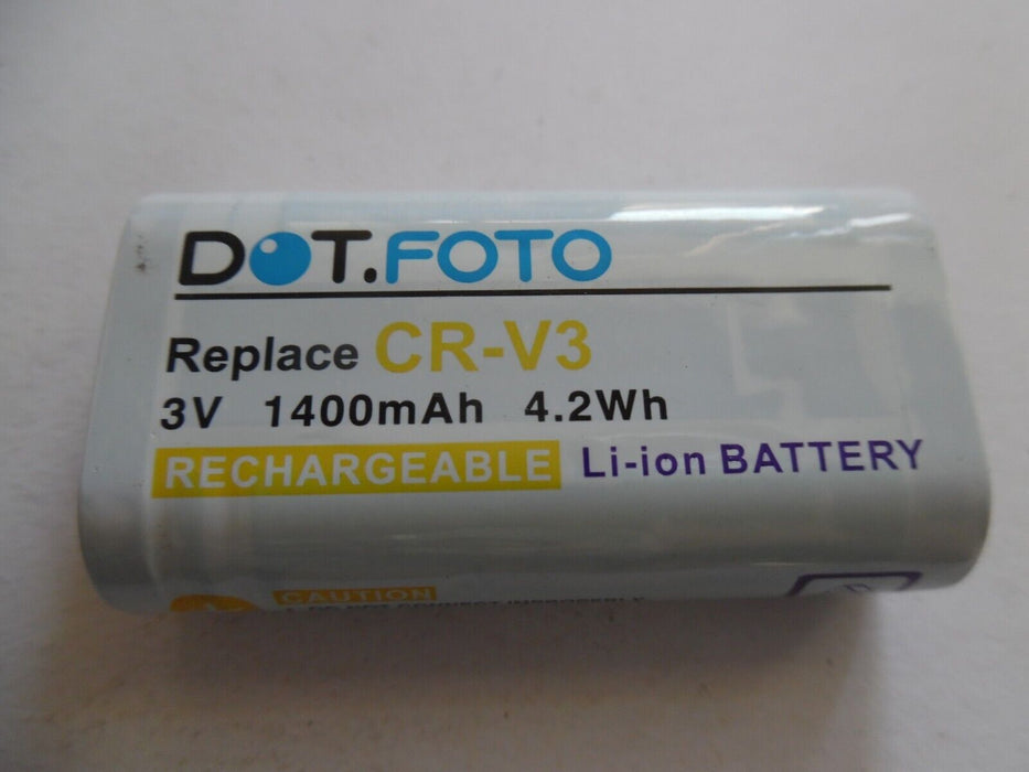 CR-V3 Battery Compatible with Pentax K100D, Pentax Optio 33L, Pentax K110D